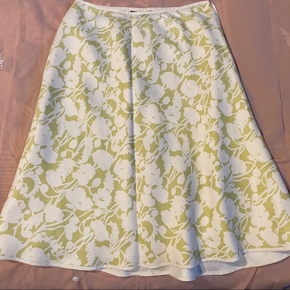 ann taylor real silk skirt